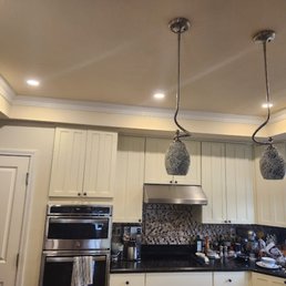 New lighting and recessed ceiling New lighting and recessed ceiling