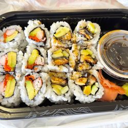 Aji-Nippon Restaurant - California Roll & Eel Roll (carry-out)