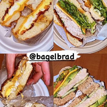 Western Bagel - The Egg-Ala-Bagel in the LEFT Delicious Sandwiches on the right! - Bakeries Near Me - Valencia, California Western Bagel - The Egg-Ala-Bagel in the LEFT Delicious Sandwiches on the right! - Bakeries Near Me - Valencia, California
