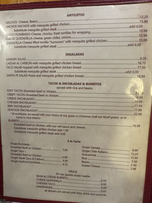 Menu photo 2 Anchos Southwest Grill & Bar Riverside, CA