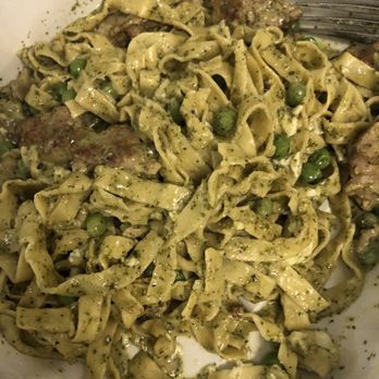 The Kitchen Table - Fettuccini Pesto with sausage - Italian Near Me - Reno, Nevada The Kitchen Table - Fettuccini Pesto with sausage - Italian Near Me - Reno, Nevada
