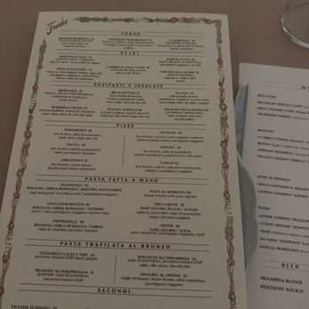 Funke - Menu - Italian Near Me - Beverly Hills, California