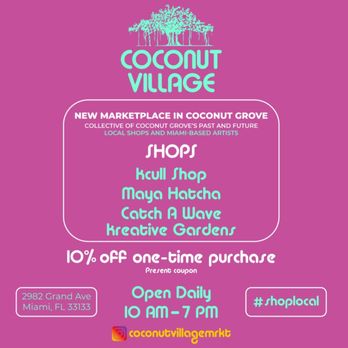 1. Coconut Village Market
