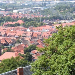 18. Sachsen-Anhalt-Tag - Blick vom Schloss auf die Stadt.