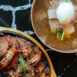 ONMI Korean Cuisine & BBQ - LA Galbi Short Ribs + Mul Naengmyeon Combo