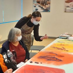 Optum Community Center - Deer Valley - Life drawing instruction.