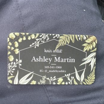 The Beauty Room - Her card- excuse the dog hair. - Hair Salons Near Me - Sandy, Oregon The Beauty Room - Her card- excuse the dog hair. - Hair Salons Near Me - Sandy, Oregon