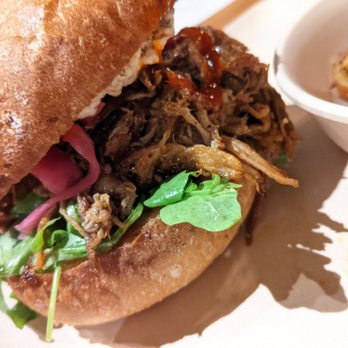 The Bine Beer & Food - Pulled pork sandwich - Beer Bar Near Me - Bothell, Washington