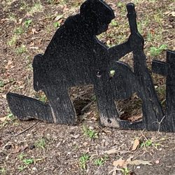 Union Civil War Veteran's Cemetery - Wooden sculpture