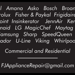 Appliance Service & Repair - We service ALL brands - Residential and Commercial