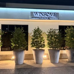 Exterior outside entrance of Winsome Prime - Dallas, Texas Exterior outside entrance of Winsome Prime - Dallas, Texas
