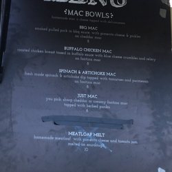 Lilburn Food Truck - Mac the Cheese menu