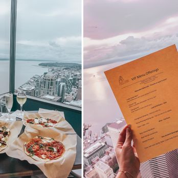 Sky View Observatory - Sunset VIP Experience menu! - Observatories Near Me - Seattle, Washington