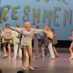 Stage Presence - Our student Ruby playing Catie in our Summer 2023 Production of Mean Girsl Jr.!