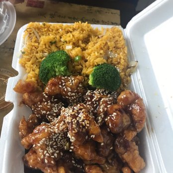 Xing Wang No. 1 - Sesame chicken with fried rice - Chinese Near Me - Morris Heights, New York