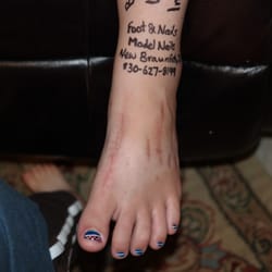 Model Nails - Getting this foot and lower leg amputated in a few weeks. Model Nails did a great job & treated me well.