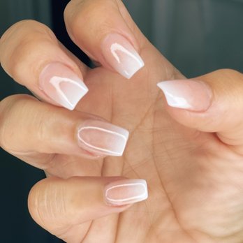 Le Posh Nail Spa - Ombré SNS coffin shape - Nail Salons Near Me - Sunset Valley, Texas Le Posh Nail Spa - Ombré SNS coffin shape - Nail Salons Near Me - Sunset Valley, Texas