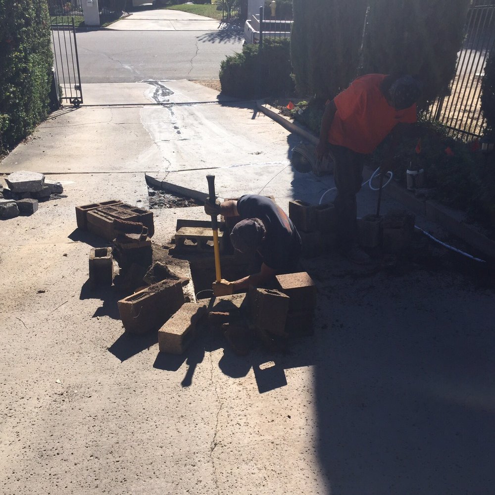 Valley Drilling - This was the first part breaking cement - Septic Services Near Me - Redlands, California Valley Drilling - This was the first part breaking cement - Septic Services Near Me - Redlands, California