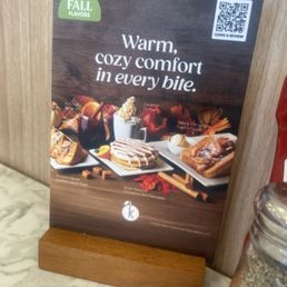 Fall flavors menu Fall flavors menu