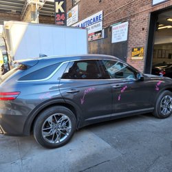 Manhattan Auto Care - Shows where the repairs were done.
