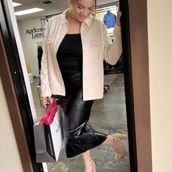 Apricot Lane - Anchorage - Owner Ann Marie's daughter, Anika, posing in our new arrivals
