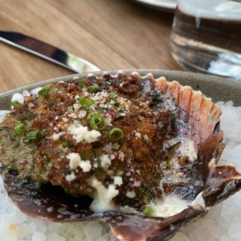 Catch - Off menu dish: baked scallops w/ sausage and cheese - Sushi Bars Near Me - West Hollywood, California
