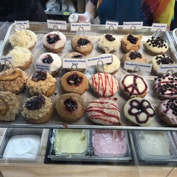Peace Love and Little Donuts - Some of the flavor options. - Donuts Near Me - Avon, Ohio