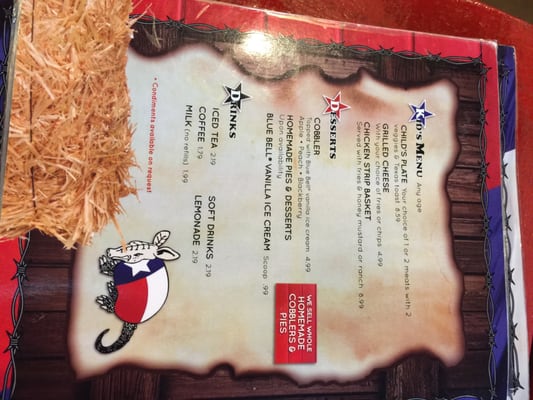 Menu photo 8 Hammond's BBQ Glen Rose, TX