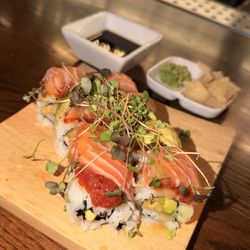 O-Ku - Playboy Roll, which was to DIE for!! Highly recommend!