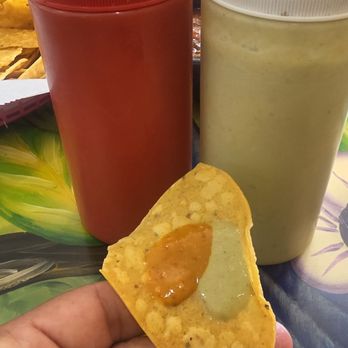 Acapulco Burrito - The red and green spicy salsas - Mexican Near Me - Antioch, Tennessee Acapulco Burrito - The red and green spicy salsas - Mexican Near Me - Antioch, Tennessee