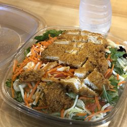 Wendy's - Wendy's salad with fried chicken