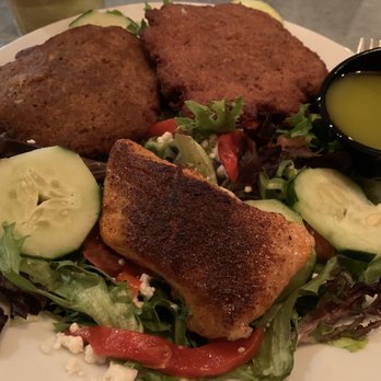 The 5 Spot - Salmon salad - American Near Me - Savannah, Georgia The 5 Spot - Salmon salad - American Near Me - Savannah, Georgia