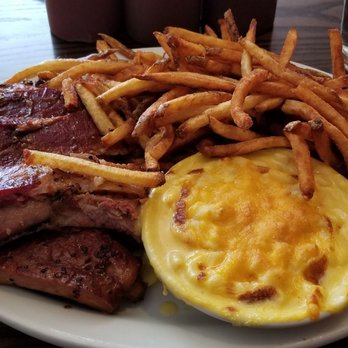 Tin Kitchen - Half Slab. Fries, mac-n-cheese! - Barbeque Near Me - Weston, Missouri Tin Kitchen - Half Slab. Fries, mac-n-cheese! - Barbeque Near Me - Weston, Missouri