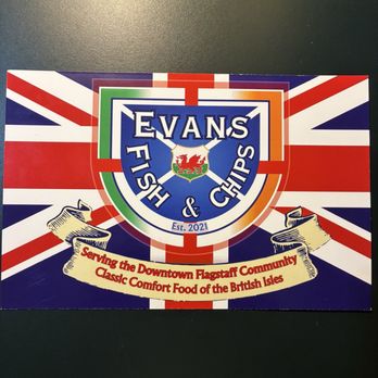 Evans Fish and Chips - Badge... - Fish & Chips Near Me - Flagstaff, Arizona