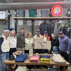 Teaming up with Duck Head rep Cullen on a shop-in-shop -- a brand since 1865, loved by 80s prep icons and today's college guys