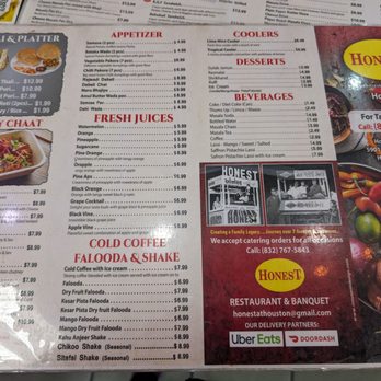 Honest - Mwnu - Indian Near Me - Houston, Texas