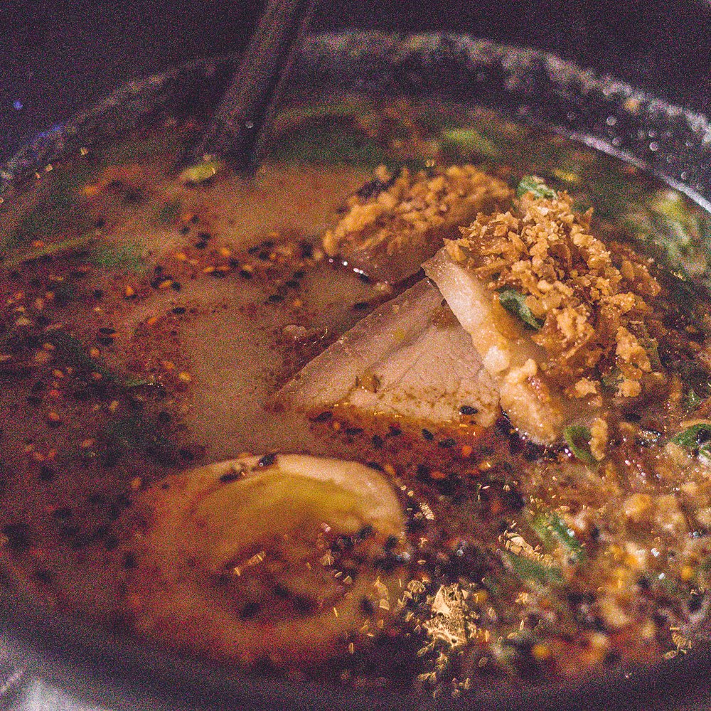 Krave - my husband's spicy miso ramen with pork - Poke Near Me - Tulare, California Krave - my husband's spicy miso ramen with pork - Poke Near Me - Tulare, California
