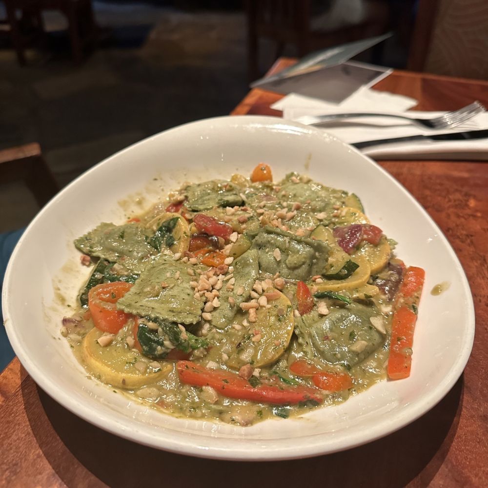 Keoki's Paradise - Wild Mushroom & Spinach Ravioli - Seafood Near Me - Koloa, Hawaii Keoki's Paradise - Wild Mushroom & Spinach Ravioli - Seafood Near Me - Koloa, Hawaii