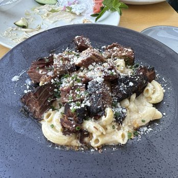 Solana Beach Kitchen - Mac & Cheese with added Brisket - New American Near Me - Solana Beach, California Solana Beach Kitchen - Mac & Cheese with added Brisket - New American Near Me - Solana Beach, California