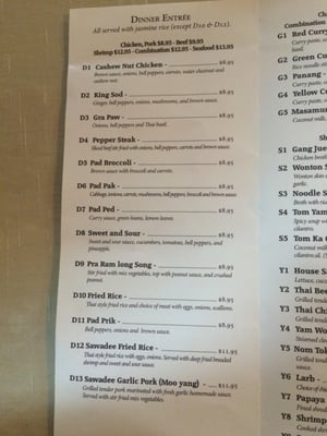 Menu photo 3 Sawadee Thai Cuisine Niceville, FL Menu photo 3 Sawadee Thai Cuisine Niceville, FL