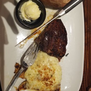 LongHorn Steakhouse - Steak with baked sweet potatoes and chicken - Steakhouses Near Me - Parsippany, New Jersey LongHorn Steakhouse - Steak with baked sweet potatoes and chicken - Steakhouses Near Me - Parsippany, New Jersey