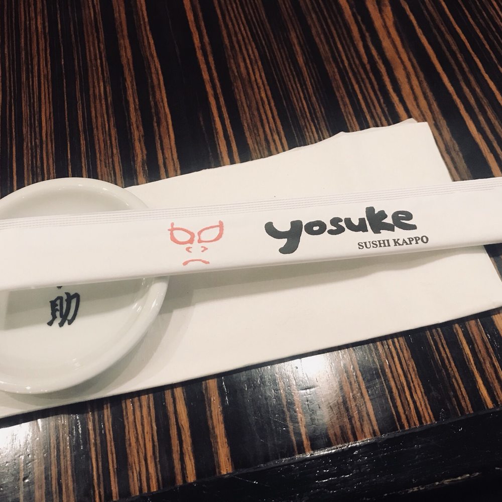 Yosuke Sushi - Cute set-up upon arrival - Japanese Near Me - Anaheim, California Yosuke Sushi - Cute set-up upon arrival - Japanese Near Me - Anaheim, California