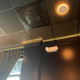 Leaking vent above table Leaking vent above table