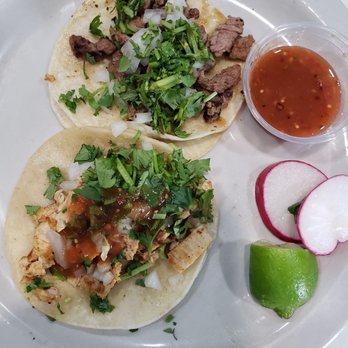 El Yahualica Tacos - 2 tacos - one steak, one chicken. Yum! - Mexican Near Me - Concord, California El Yahualica Tacos - 2 tacos - one steak, one chicken. Yum! - Mexican Near Me - Concord, California