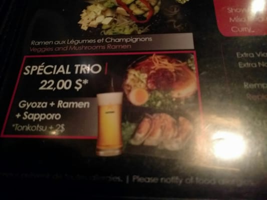 Menu photo 2 Ramen-Ya Montreal, QC
