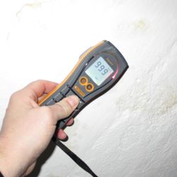 HighTek Home Inspections - Moisture detected.