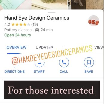 Hand Eye Design Ceramics - Art Classes Near Me - Vancouver, British Columbia