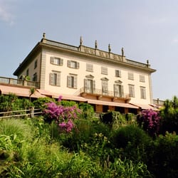 Botanischer Garten Isole di Brissago - Der Palazzo vom Lagio Maggiore aus gesehen