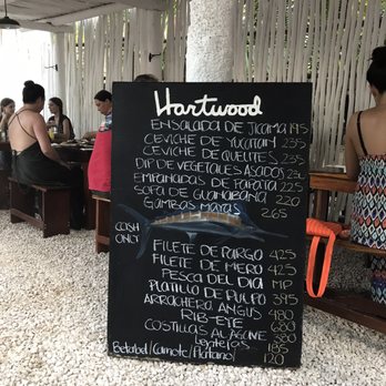 Hartwood - Menu del dia - Mexican Near Me - Tulum, ROO