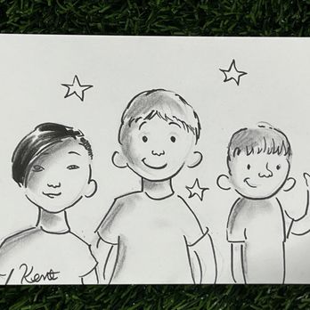 Brusa Volleyball - A caricature of my son and his friends from the artist they hired as a surprise bonus one day! - Sports Clubs Near Me - Temecula, California Brusa Volleyball - A caricature of my son and his friends from the artist they hired as a surprise bonus one day! - Sports Clubs Near Me - Temecula, California